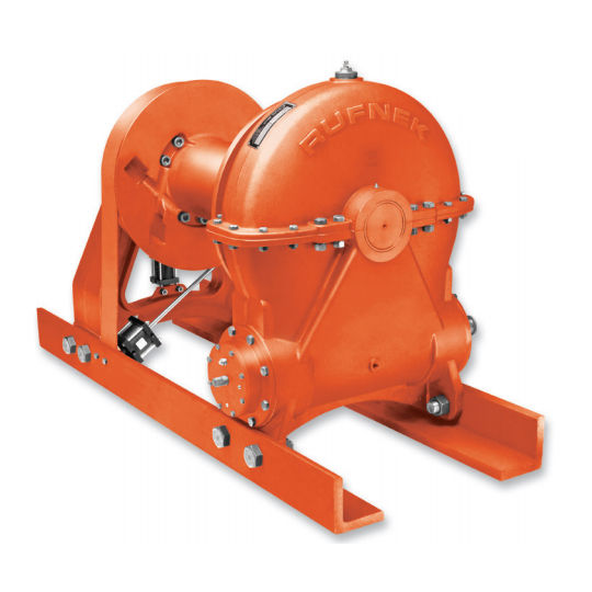 Electric winch RN130W Tulsa Winch worm gear