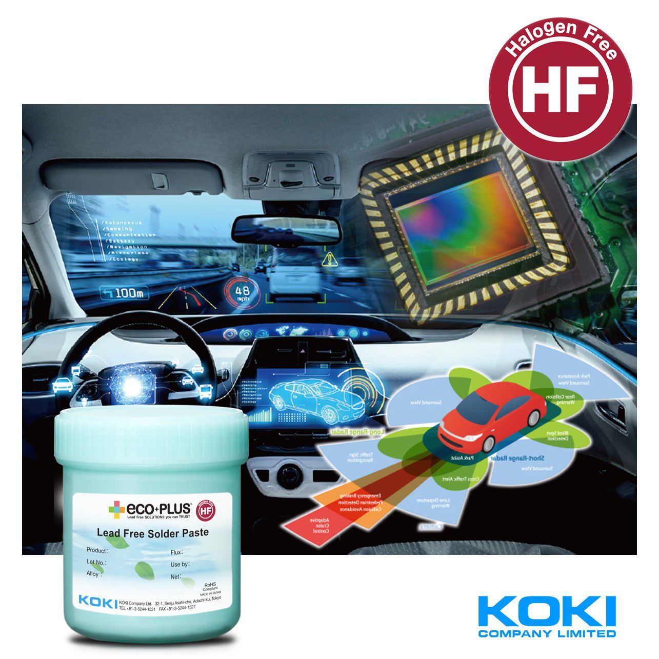 Solder paste - S3X58-HF912 - Koki Company Limited