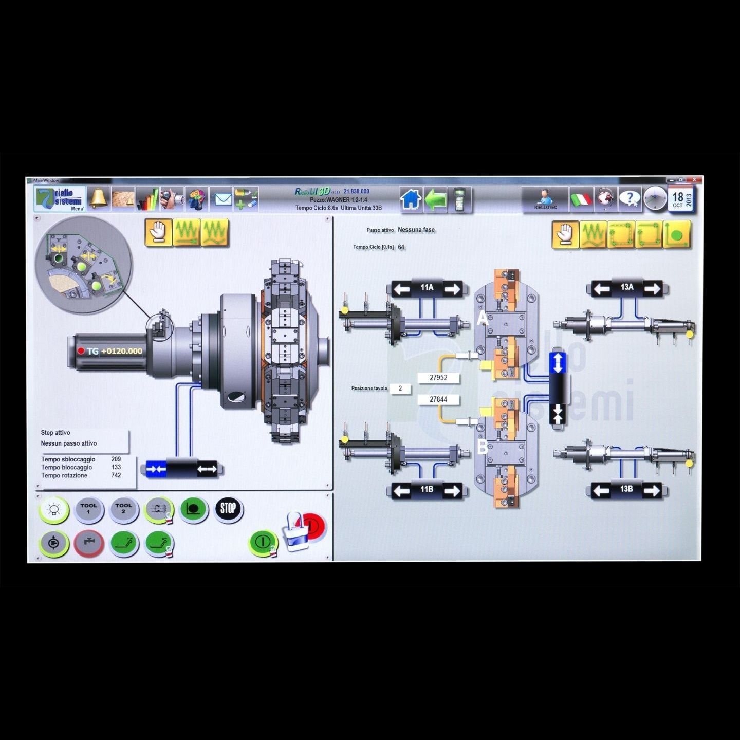 Transfer machine numerical control - Riello Macchine Transfer - touch ...