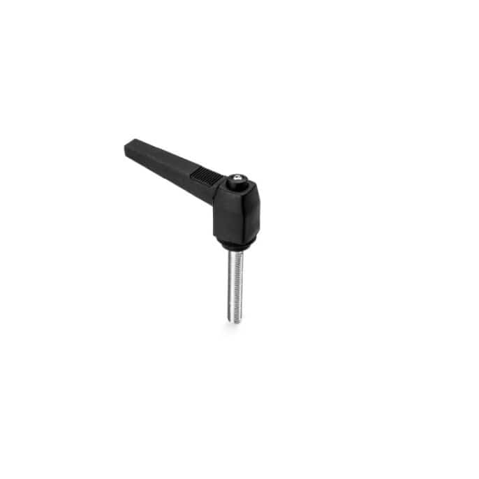 Thermoplastic clamping lever KRP series GAMM adjustable