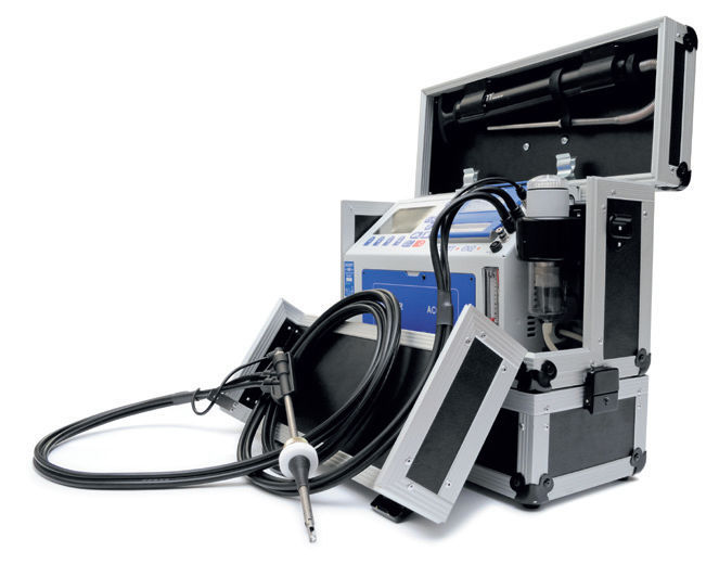 Exhaust gas analyzer EN2.expert for boiler / portable