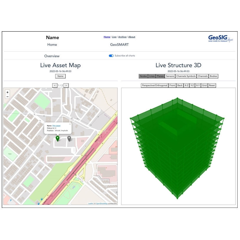 Monitoring software - GeoSMART - GeoSIG Ltd - engineering / for civil ...