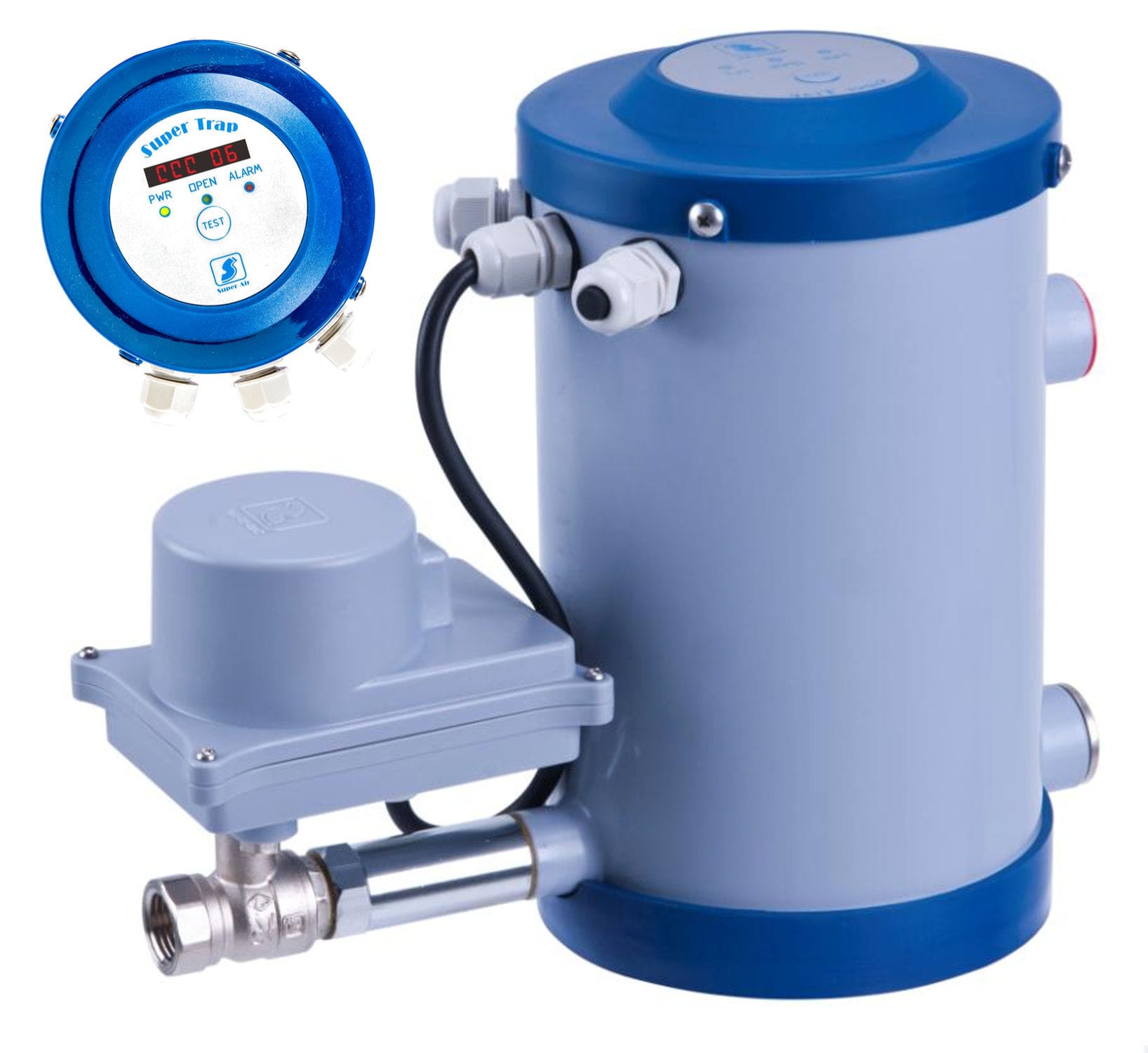 Condensate drain ST1500AC Super Air Compressor Technology Co., Ltd