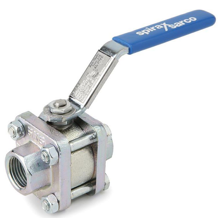 Ball valve M70i Spirax Sarco lever / shutoff / for water