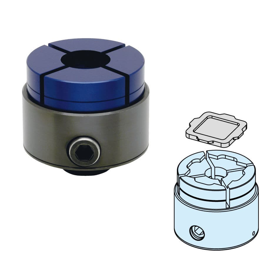 Precision workpiece clamping chuck / machinable / 4jaw CP120 Imao