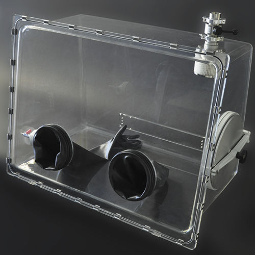 Isolator glove box Mbraun for laboratory applications / acrylic / shell