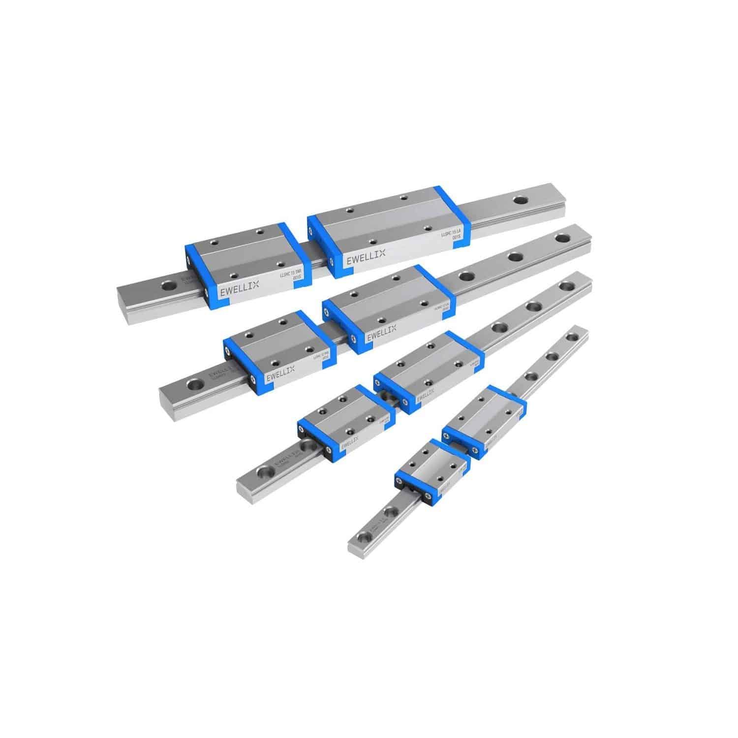 Ball bearing linear guide - LLS - EWELLIX - 17 mm / compact / profiled rail