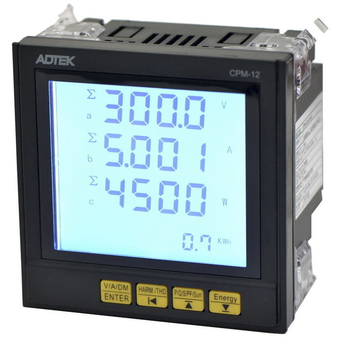 Multifunction power meter CPM12A ADTEK Electronics Co., Ltd