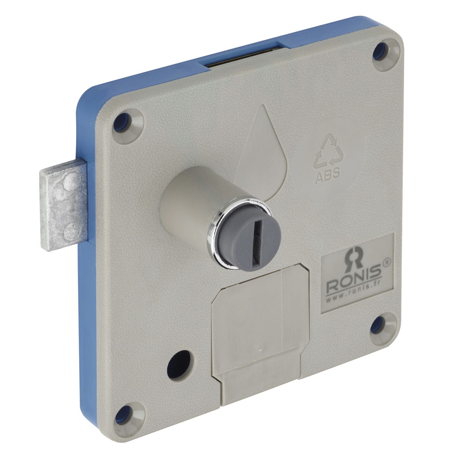 Coinoperated lock OMEGA100 DOMRONIS key / locker room / zinc