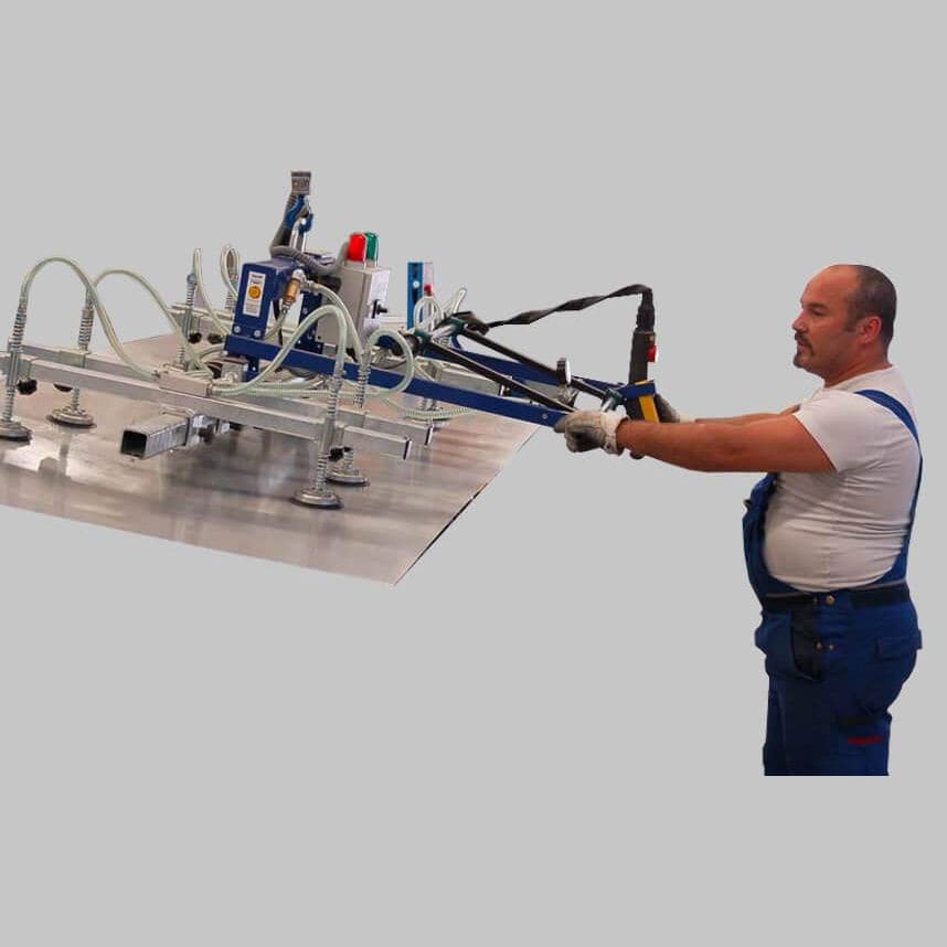 H Shaped Vacuum Lifting Device Aero Manut Lm For Sheet Metal For Heavy Loads For Plates