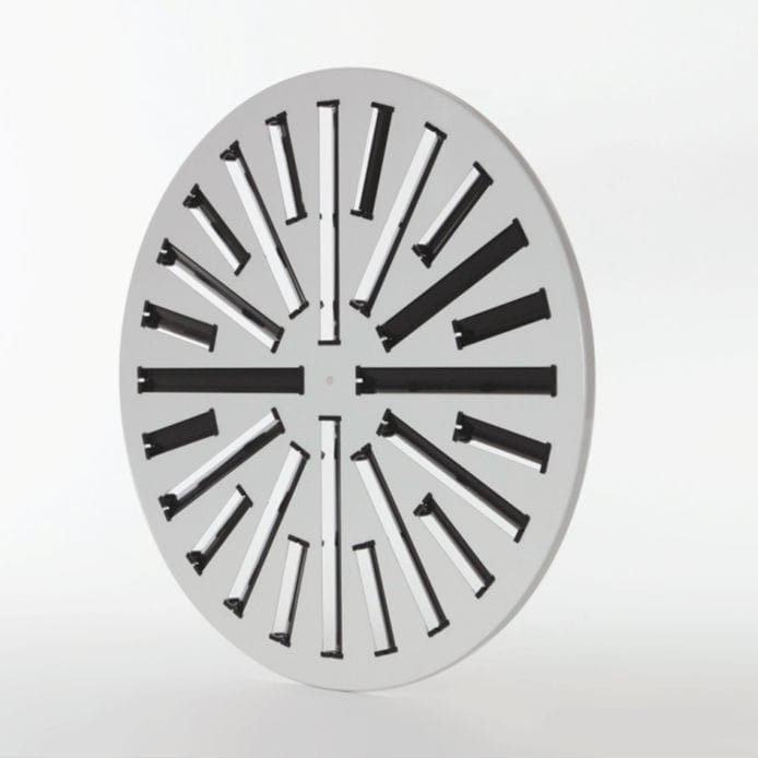 Circular air diffuser - DAM01C series - TECNICA - ceiling-mounted ...