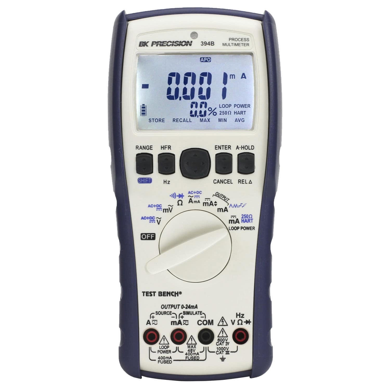 Digital Multimeter - 394B - B&K Precision - Portable / 1000 V / Cat III