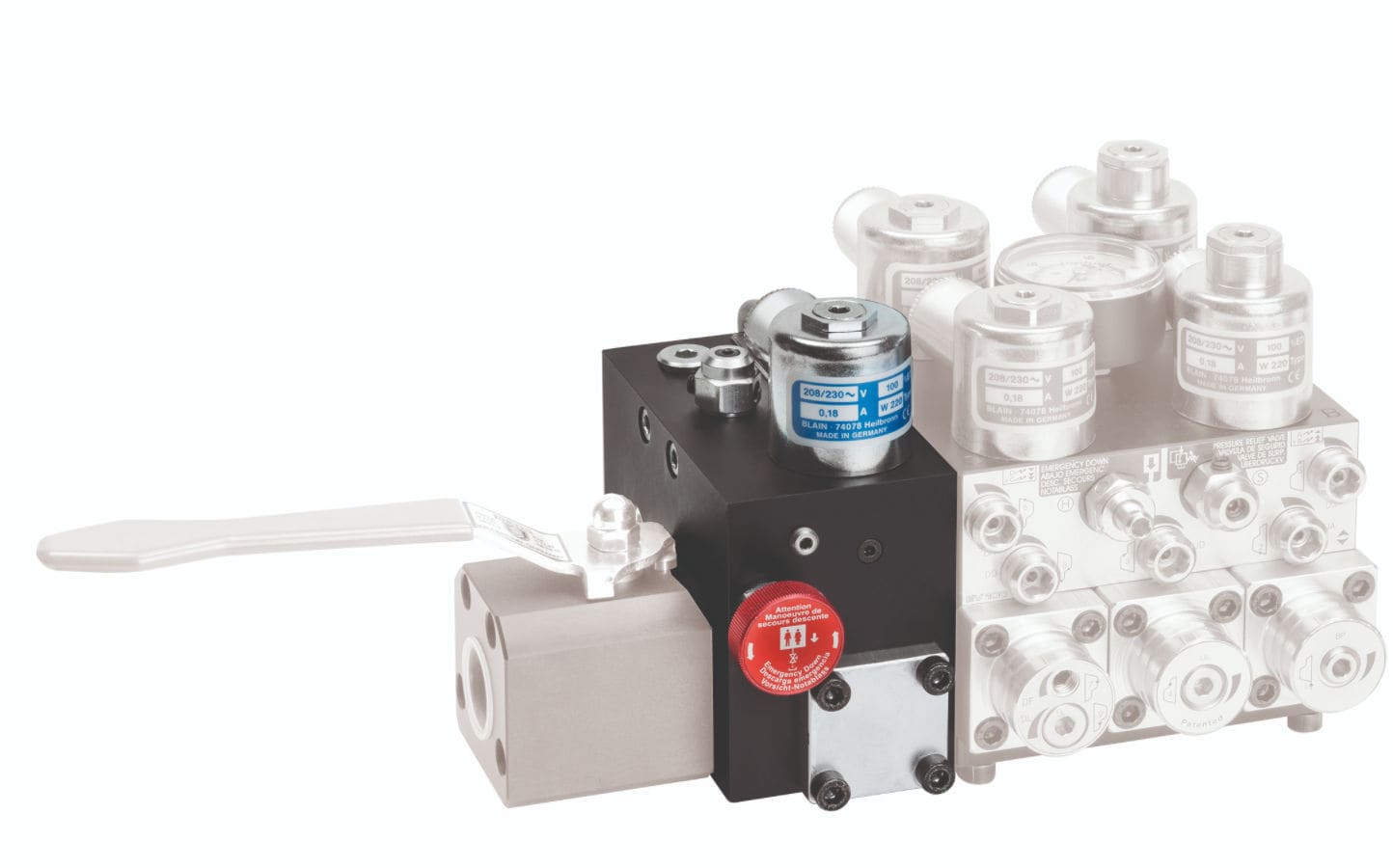 Elevator safety valve L 20 Blain Hydraulics GmbH shutoff / plug