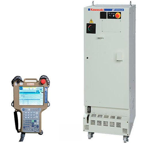 Paint robot controller E45 Kawasaki Robotics GmbH with teach pendant / compact / touch screen