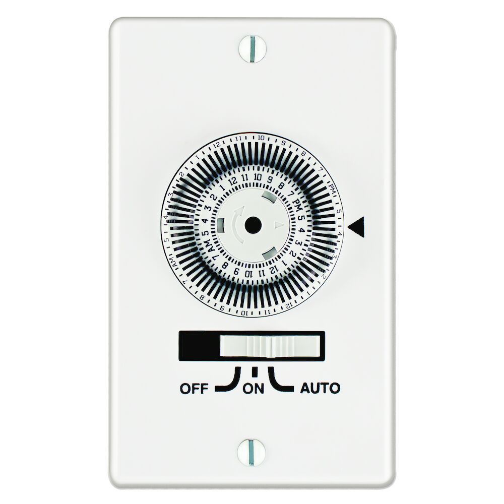 Analog timer KM2ST series Grässlin by Intermatic builtin / wall