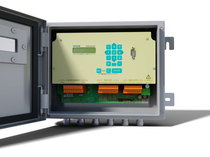 Ultrasonic flow meter / mass / for gas / for hydrocarbons FLUXUS HPI