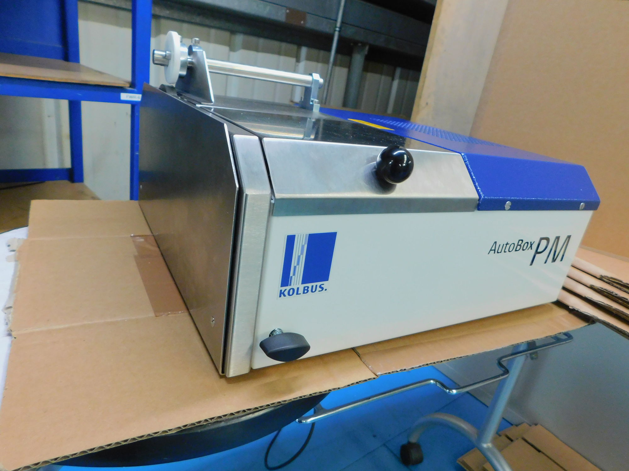 Cardboard gluing machine ProMelt Kolbus AutoBox Limited hotmelt