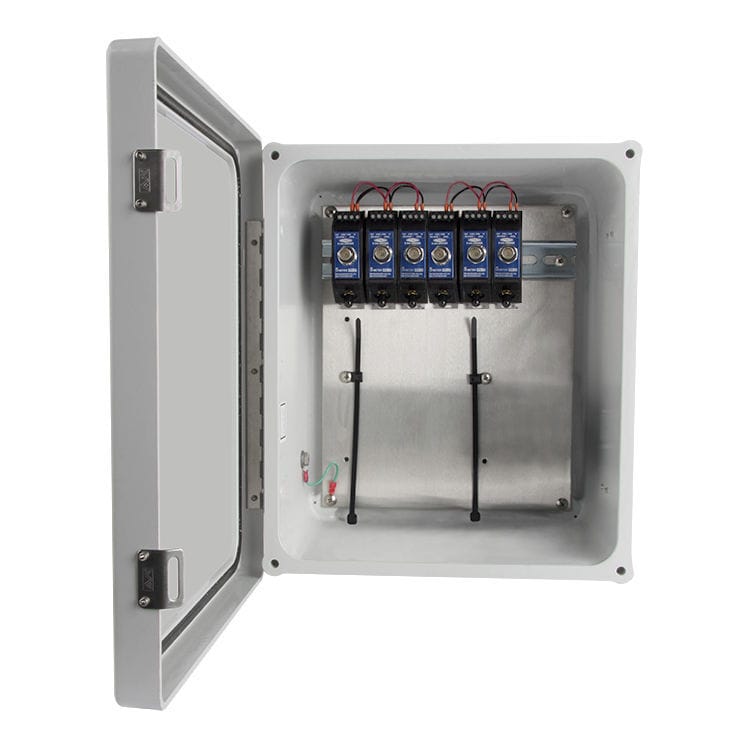 Wall-mount enclosure - Connection Technology Center Inc. - rectangular ...