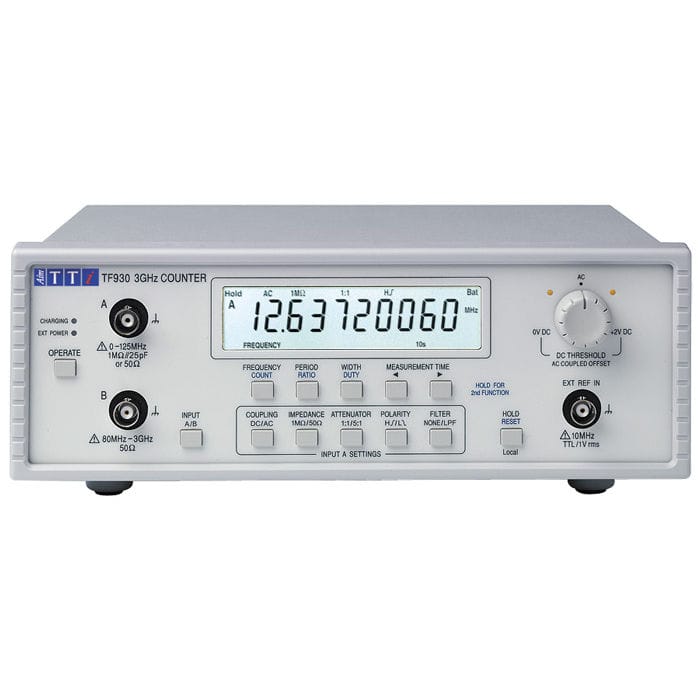 Digital frequency counter TF900 Series TTI portable