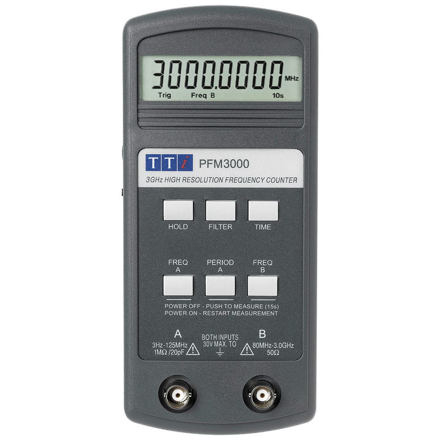 Digital frequency counter PFM3000 TTI portable