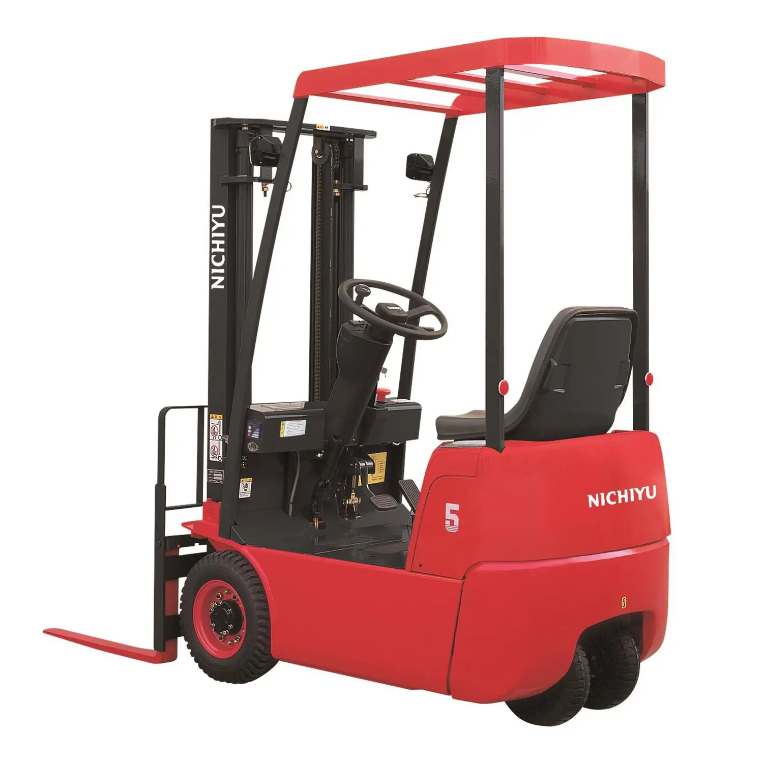 Electric Forklift Fb5 Nichiyu Ride On Handling 4 Wheel