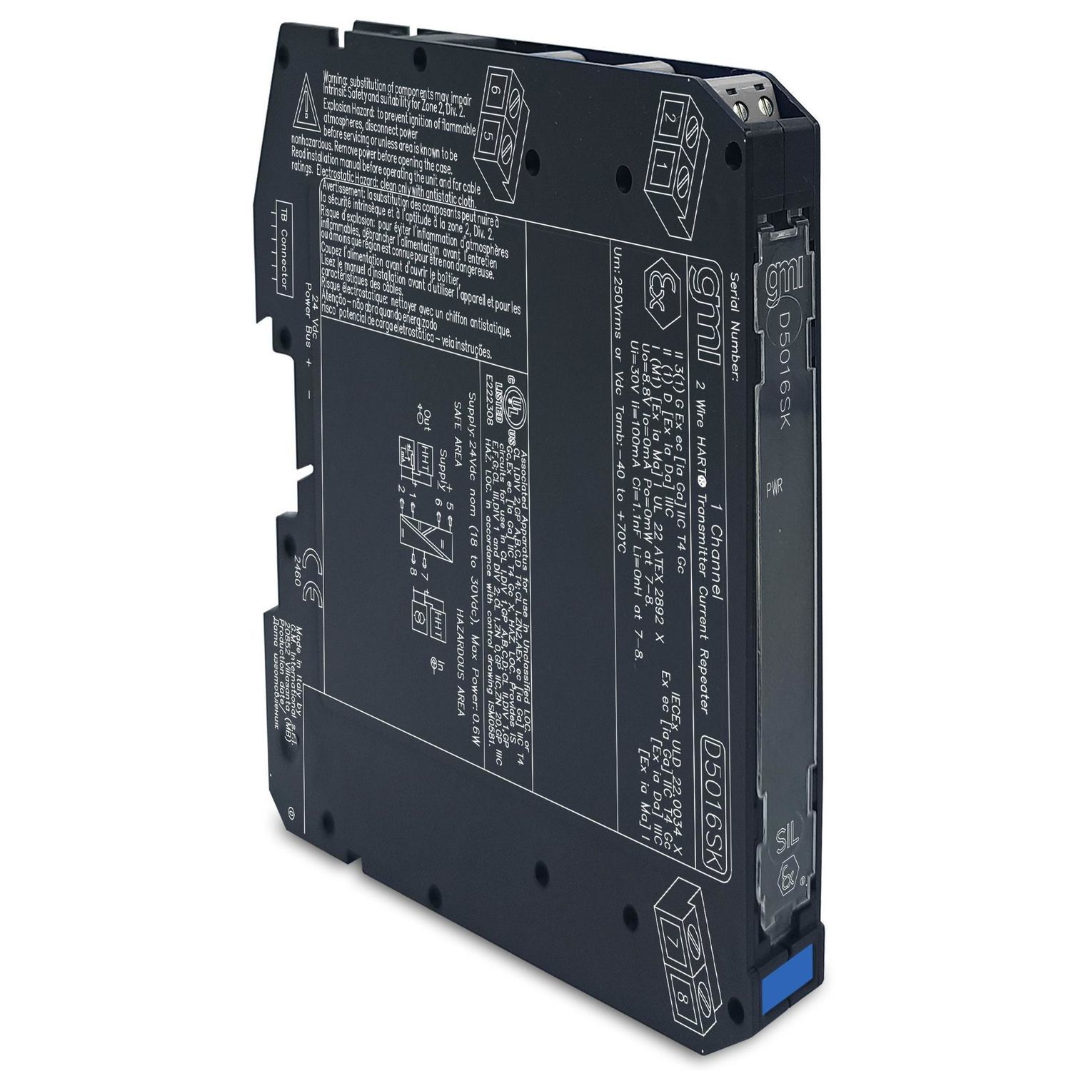 High Intigrity Analog Input Module SIL 3 repeater - D5016SK - GM International S.p.A. - communication ...