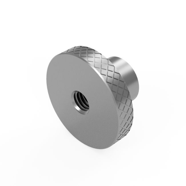Knurled nut THUM466M series Vital Parts ltd wing / stainless