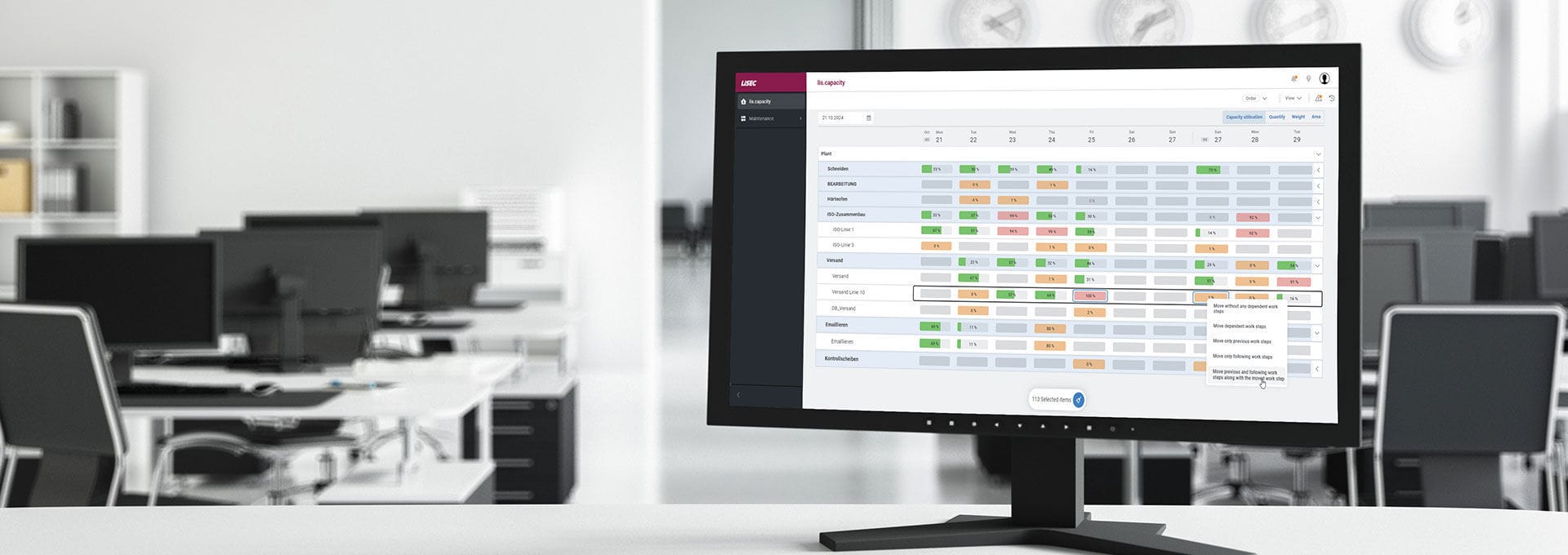 Calculation software - LIS.CAPACITY - LiSEC - monitoring / control ...