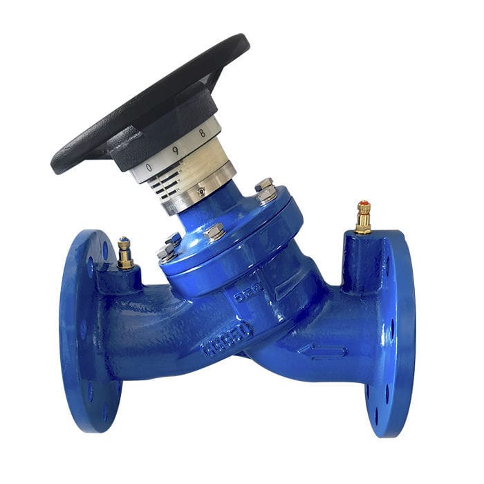 Globe valve - 9555H series - VIR - manual / regulating / for water