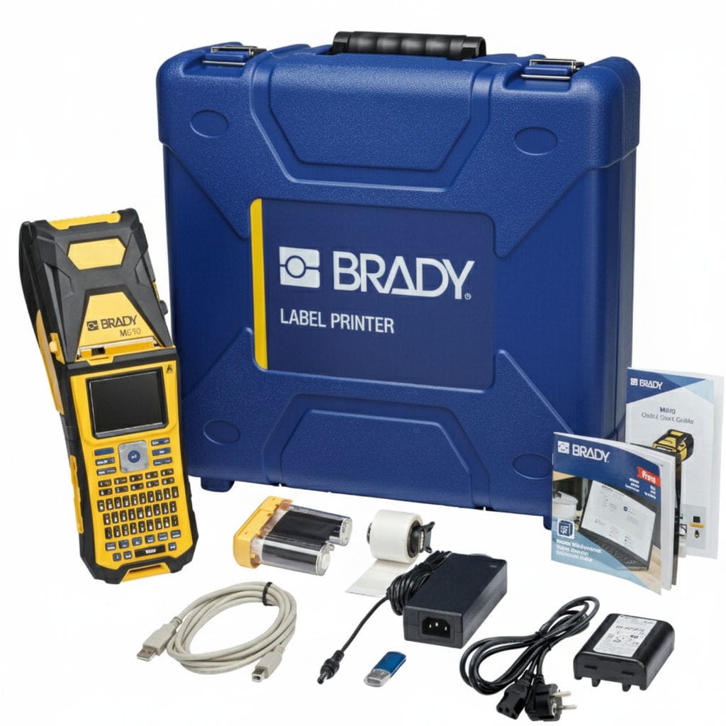 Portable label printer - M610 - Brady EMEA - thermal transfer / high ...
