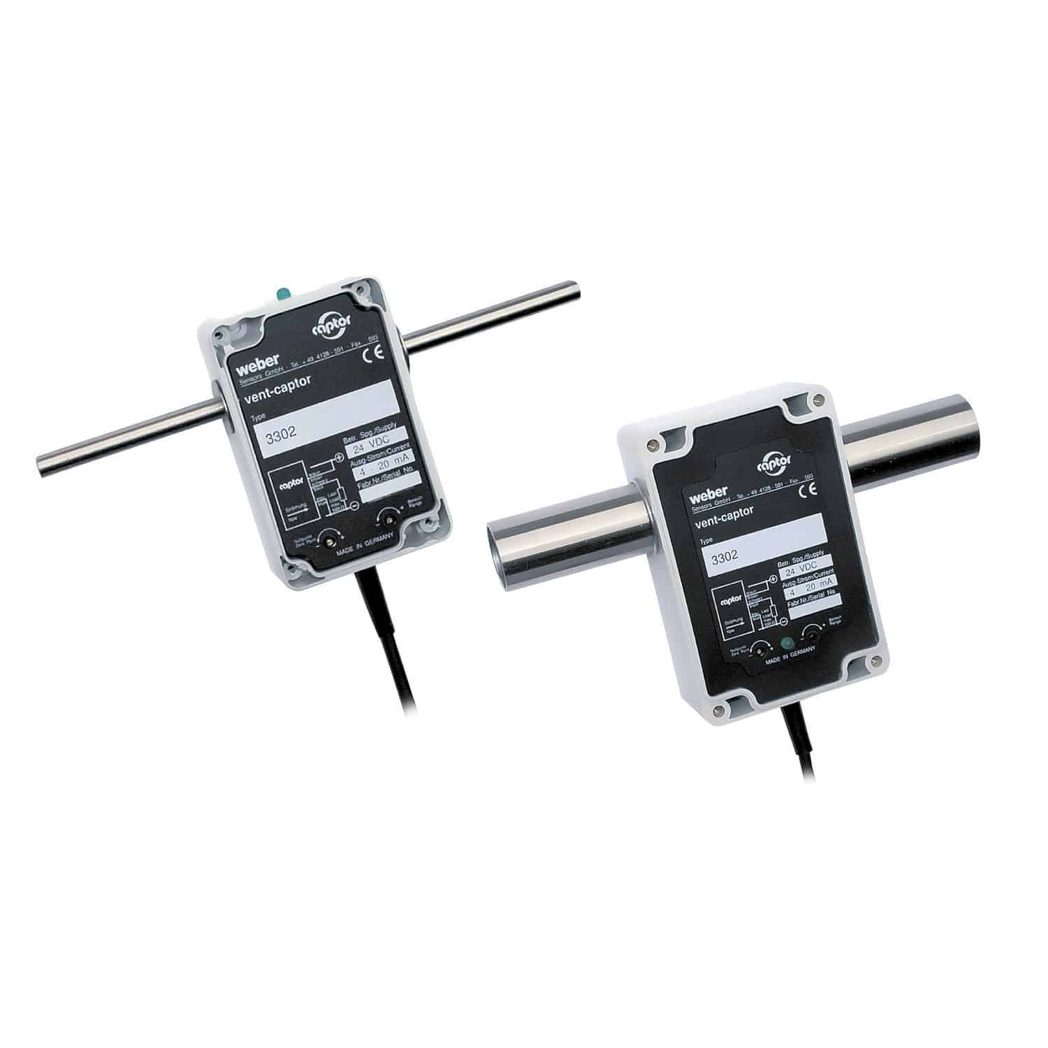 Calorimetric flow sensor ventcaptor 3302.30/xx weber Sensors GmbH