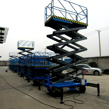 Wheeled scissor lift - a11003 - Jinan Juxin Machinery Co., Ltd ...