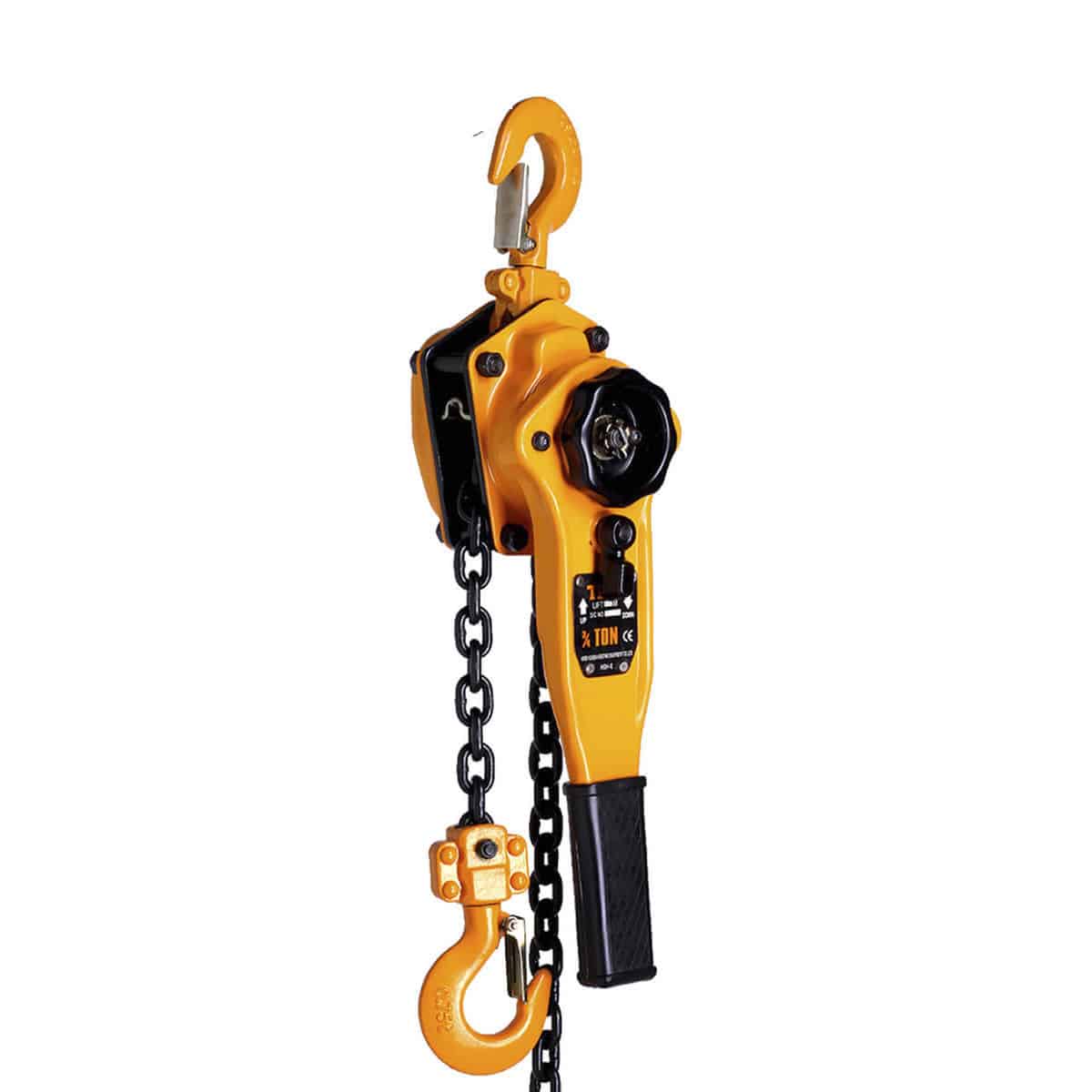 TKK Mini Lever Chain Hoist 1/4 Ton - 550lbs Capacity, 10ft Lift With Safety Hooks