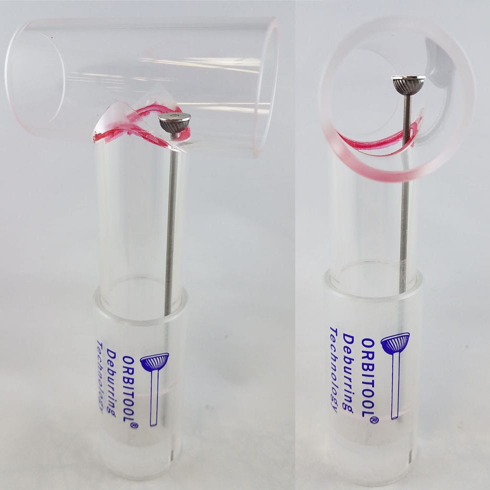 Crosshole deburring tool ORBITOOL J.W. Done Corp. manual / metal