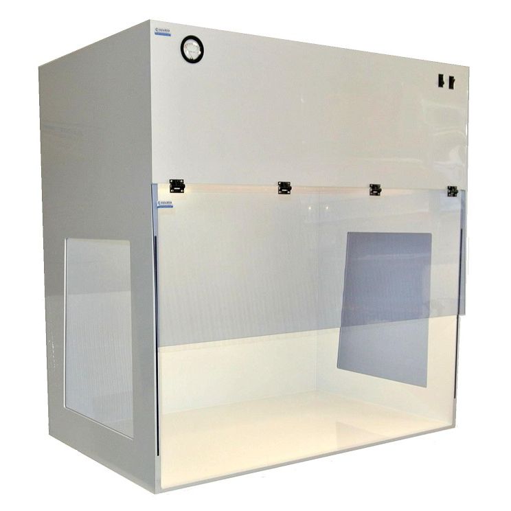 Vertical laminar flow booth 10006 Series Cleatech LLC