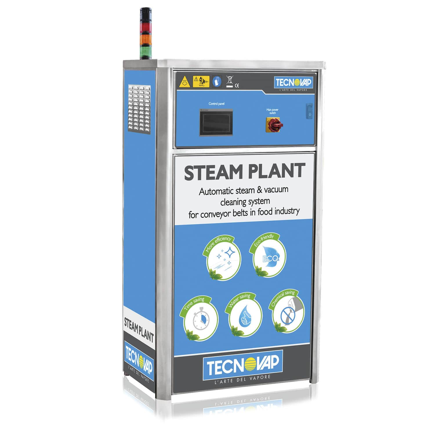 Three-phase steam cleaner - STEAM PLANT - Tecnovap - with tank / manual ...