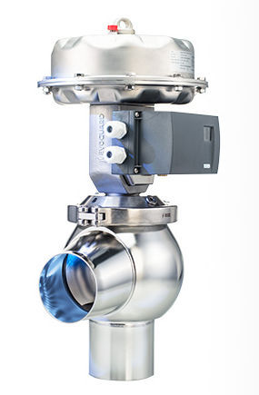 Aseptic valve - RA - Evoguard GmbH - plug / pneumatic / for control