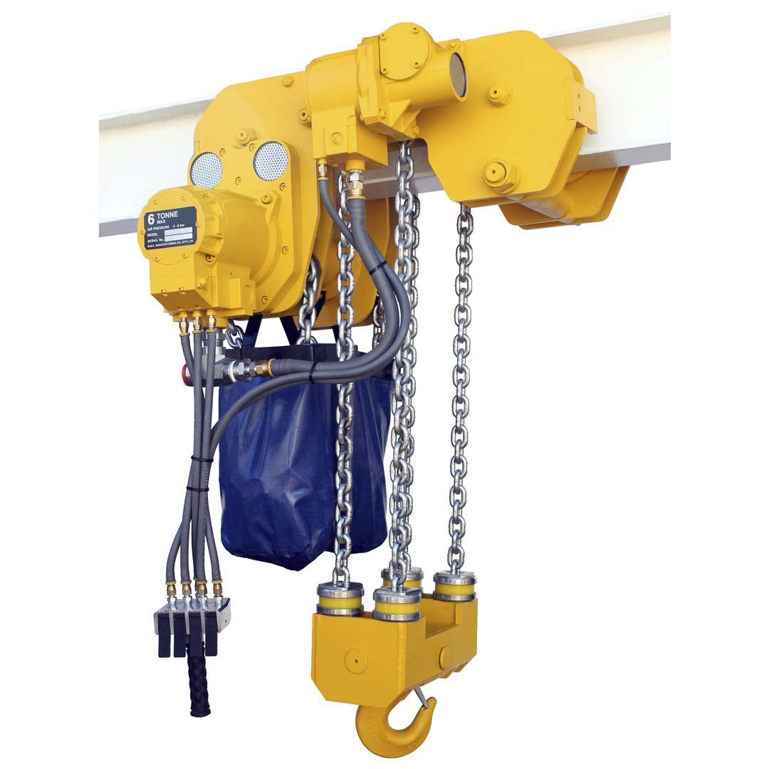 Pneumatic chain hoist ULT series Tiger compact / low headroom