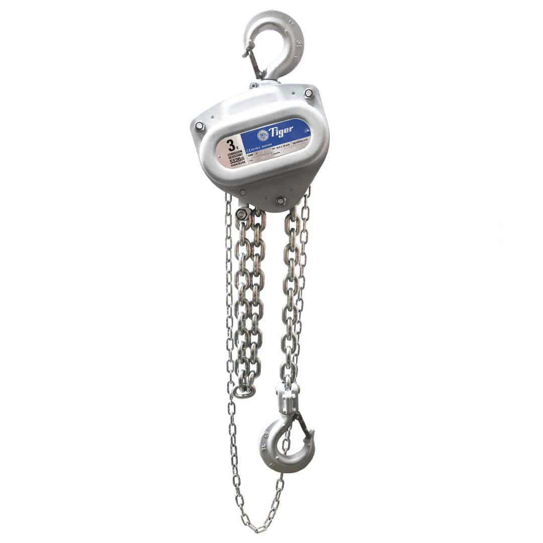 Manual chain hoist SS20 Tiger compact / low headroom / corrosion