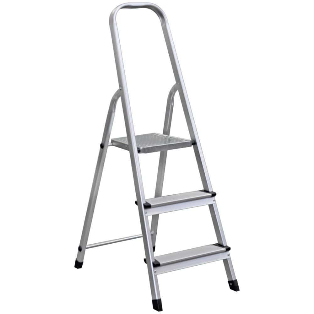 Aluminum step ladder - BG - CAGSAN LADDERS - riveted