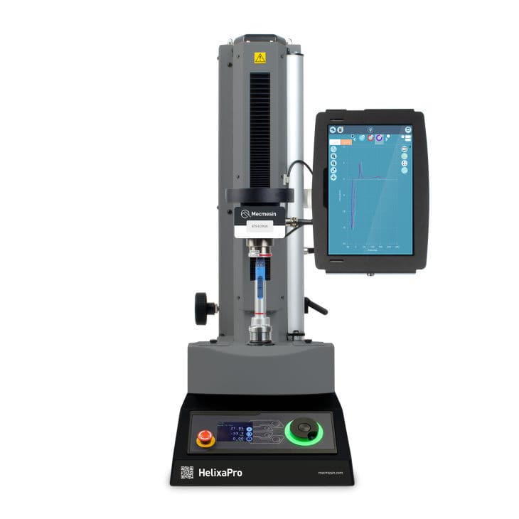 Benchtop torque tester HelixaPro Touch Mecmesin for bottle