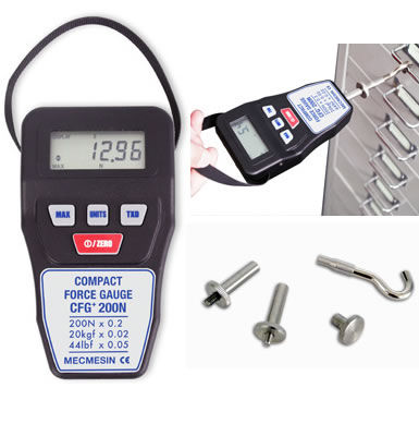 Digital dynamometer - CFG+ - Mecmesin - compact