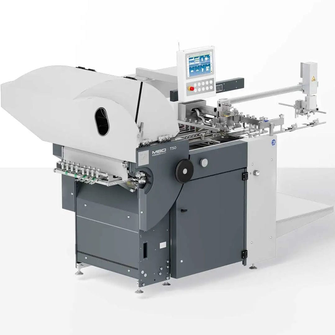 Buckle Paper Folding Machine T50 Mbo Folder Double Fold Automatic