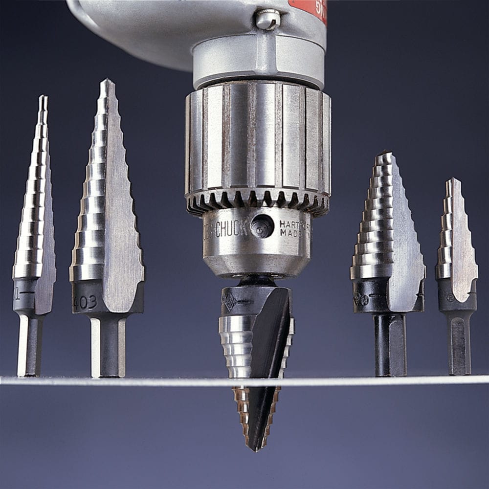 Solid drill bit Kwik Stepper™ Klauke multipurpose / carbide / step