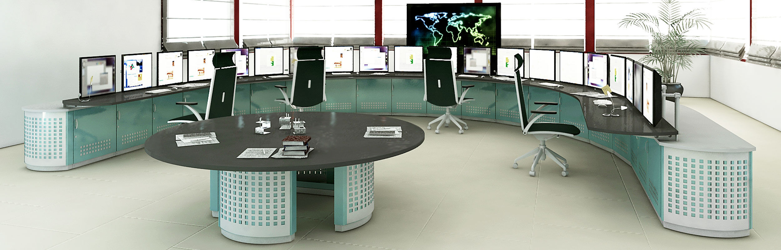 Control Room Workstation Data Modular Bosco Srl