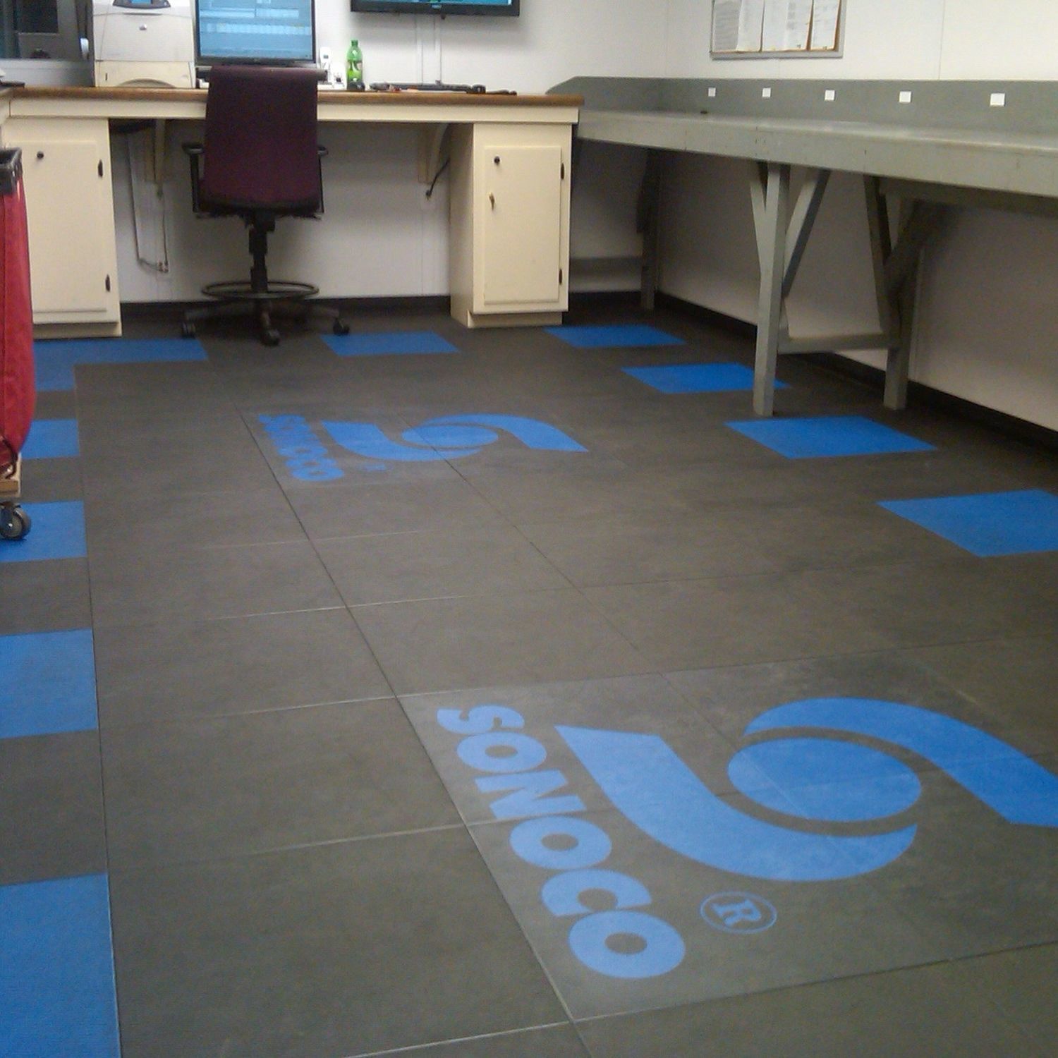 Anti Static Floor Tile Anti Slip Industrial Loose Lay R