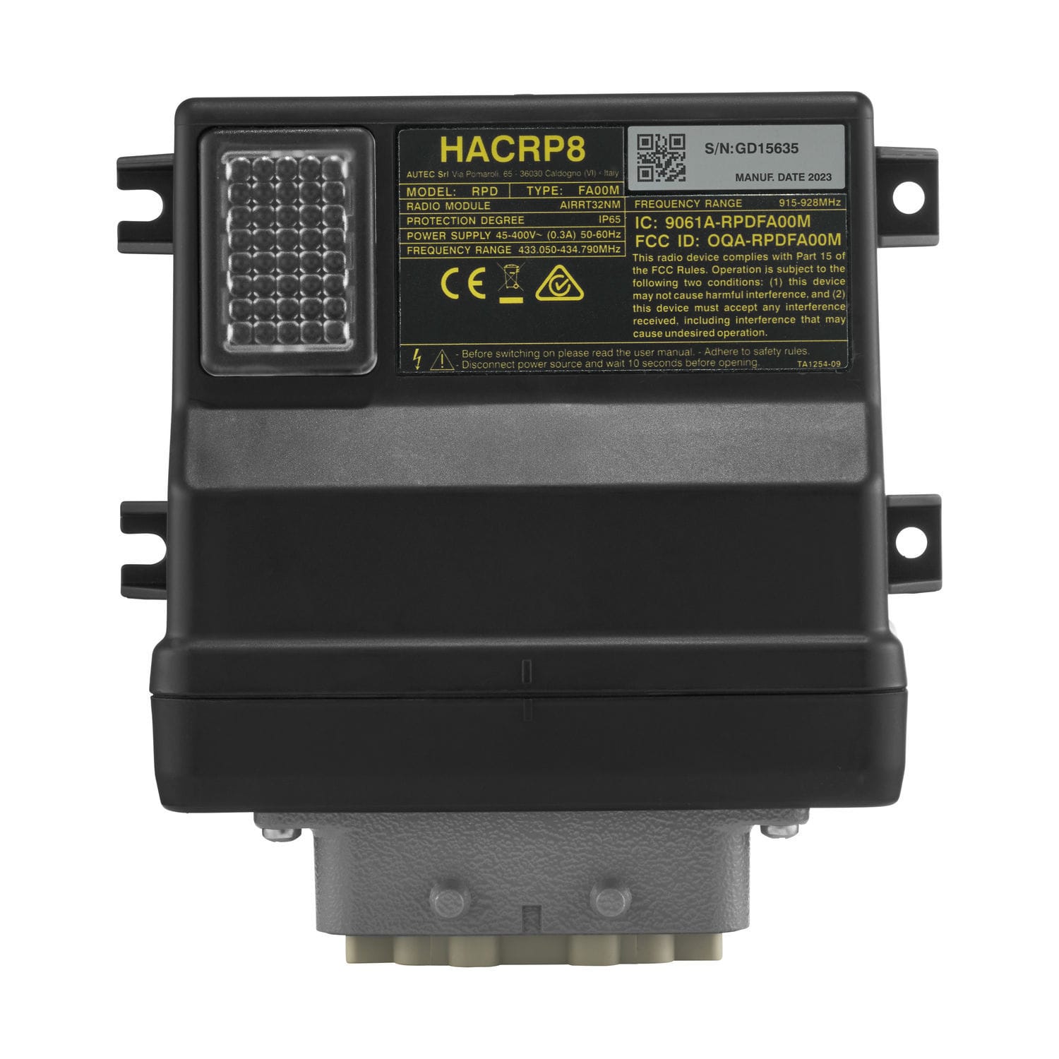 Radio receiver - HACRP8 - Autec Safety Radio Remote Control - wireless ...