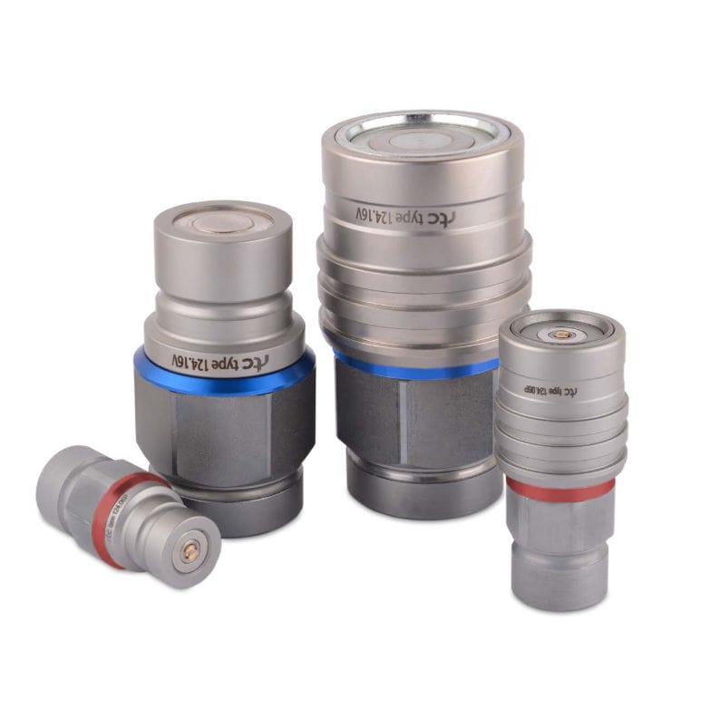 Hydraulic fitting 124 series RTC Couplings GmbH quick / stainless steel / aluminum
