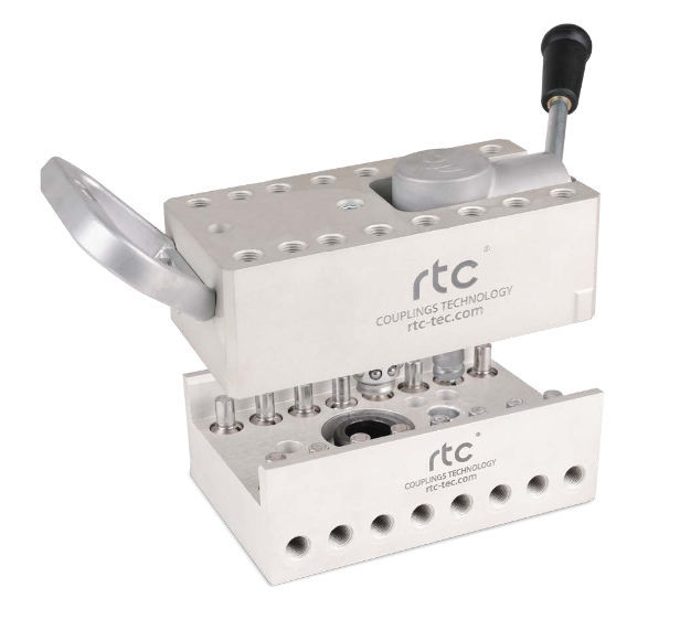 Hydraulic fitting M 115 series RTC Couplings GmbH quick / aluminum / compact