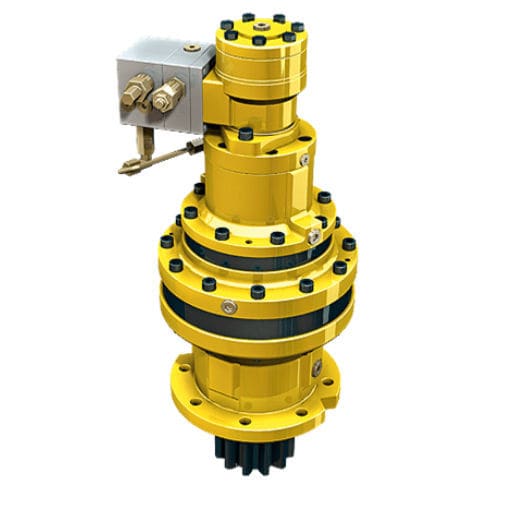 Slewing drive gearbox - RE series - DINAMIC OIL - cylindrical / coaxial ...